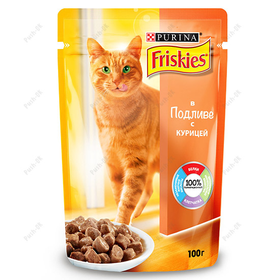 Friskies (Фріскіс) З куркою консерва для кішок 100г